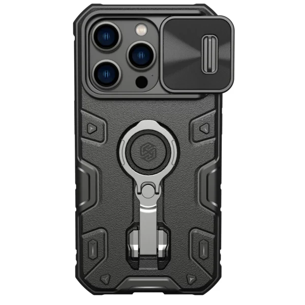 Nillkin CamShield Armor PRO mágneses kemény tok Apple iPhone 14 Pro készülékhez fekete