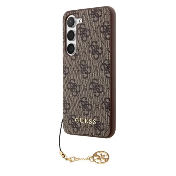 A fordítás így hangzik SEO barát és tökéletes magyarsággal:

Guess 4G Charm tok Samsung Galaxy S23-hoz – Barna