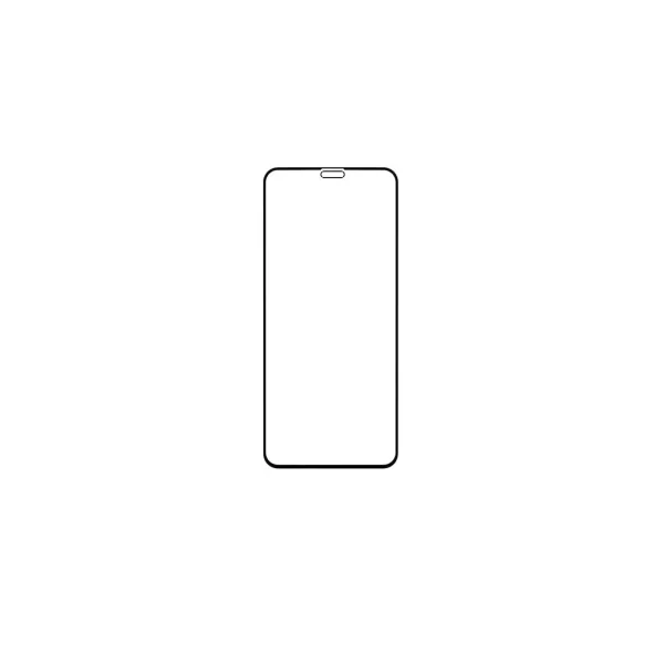 Apple iPhone 11/XR védőüveg – fekete (Bulk)