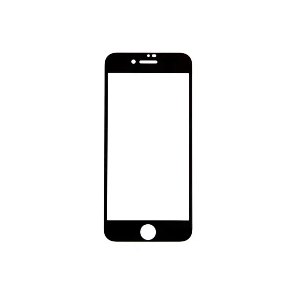 Apple iPhone 7/8/SE2020/SE2022 védőüveg – fekete (Bulk)