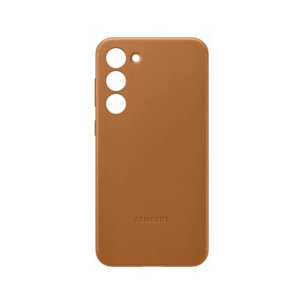 EF-VS916LAE Samsung bőr tok Galaxy S23+ – Camel