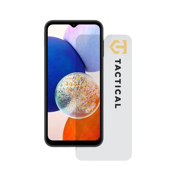 Taktikai Üveg Pajzs 2.5D a Samsung Galaxy A14 4G/5G készülékhez – Clear