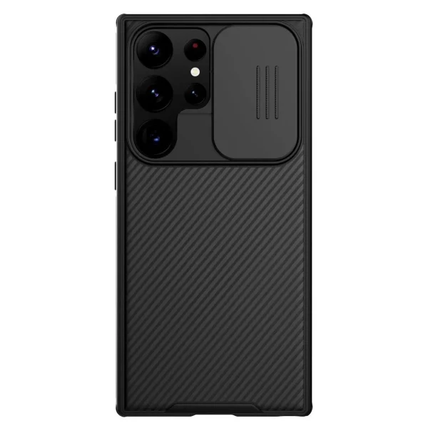 Nillkin CamShield PRO mágneses merev tok Samsung Galaxy S23 Ultra készülékhez fekete