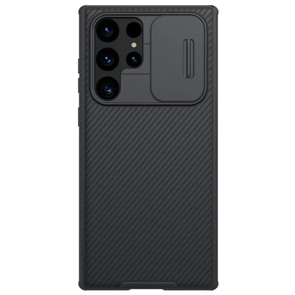 Nillkin CamShield PRO mágneses merev tok Samsung Galaxy S22 Ultra készülékhez fekete