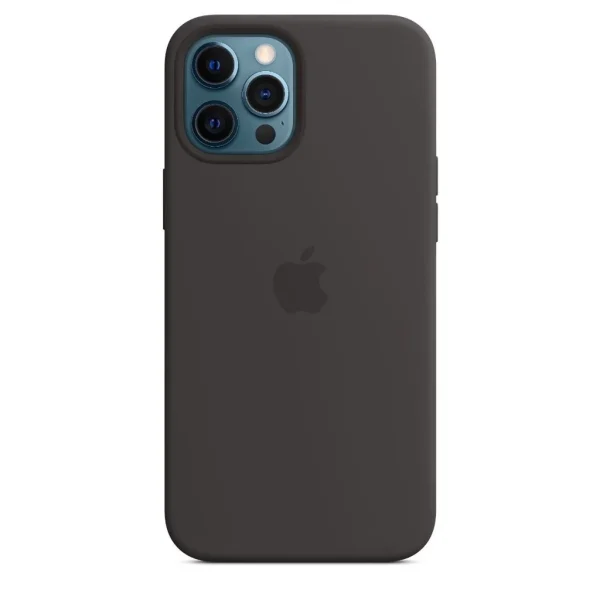 MHLG3ZE/A Apple Silicone Magsafe tok iPhone 12 Pro Max készülékhez fekete