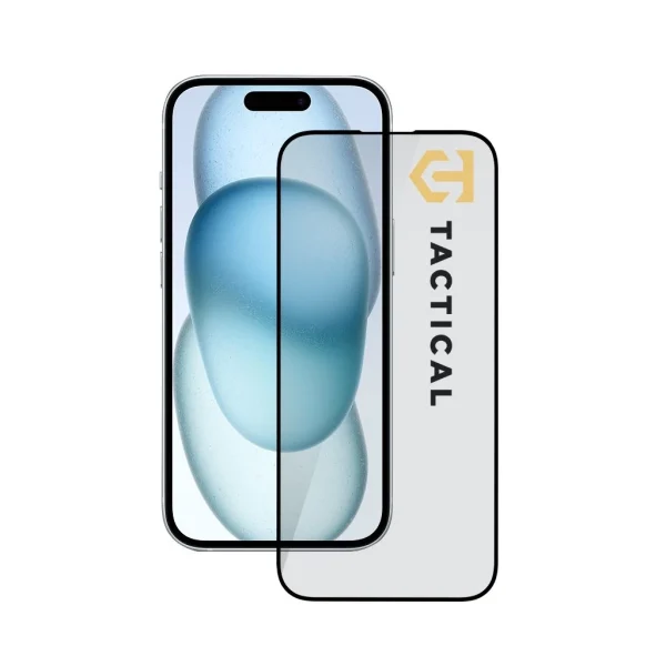 Tactical Glass Shield 5D Apple iPhone 15/16 készülékhez fekete