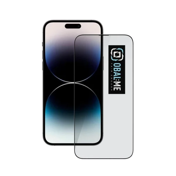 OBAL:ME 5D üveg kijelzővédő Apple iPhone 14 Pro Max készülékhez fekete