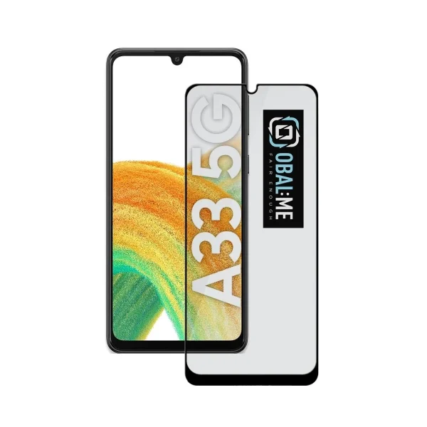 OBAL:ME 5D üveg kijelzővédő Samsung Galaxy A33 5G készülékhez fekete