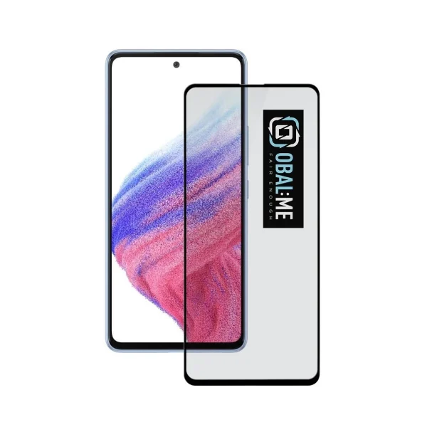 OBAL:ME 5D kijelzővédő Samsung Galaxy A52/A52 5G/A52s 5G/A53 5G készülékhez fekete