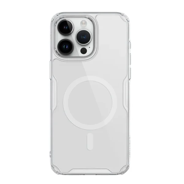 Nillkin Nature TPU PRO mágneses tok Apple iPhone 15 Pro készülékhez átlátszó