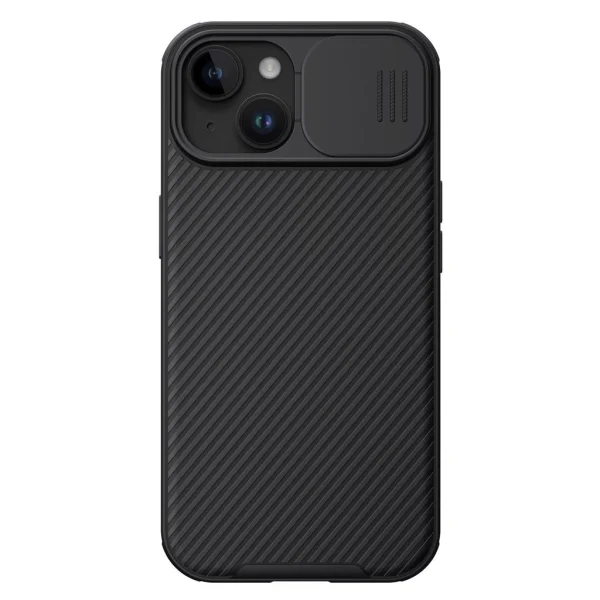 Nillkin CamShield PRO mágneses kemény tok az Apple iPhone 15 készülékhez fekete