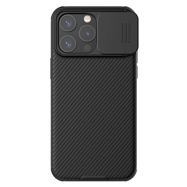 Nillkin CamShield PRO mágneses kemény tok Apple iPhone 15 Pro készülékhez fekete