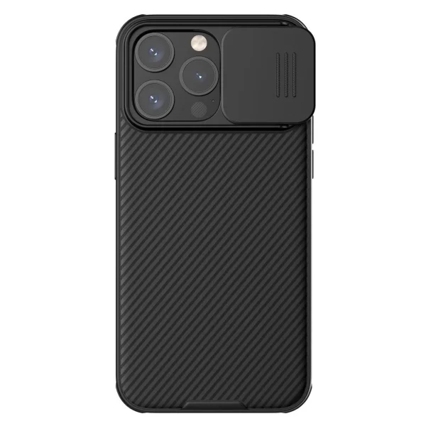 Nillkin CamShield PRO kemény tok Apple iPhone 15 Pro készülékhez fekete