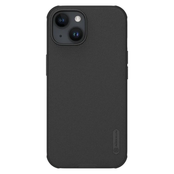 Nillkin Super Frosted PRO Magnetic Back Cover for Apple iPhone 15 készülékhez fekete