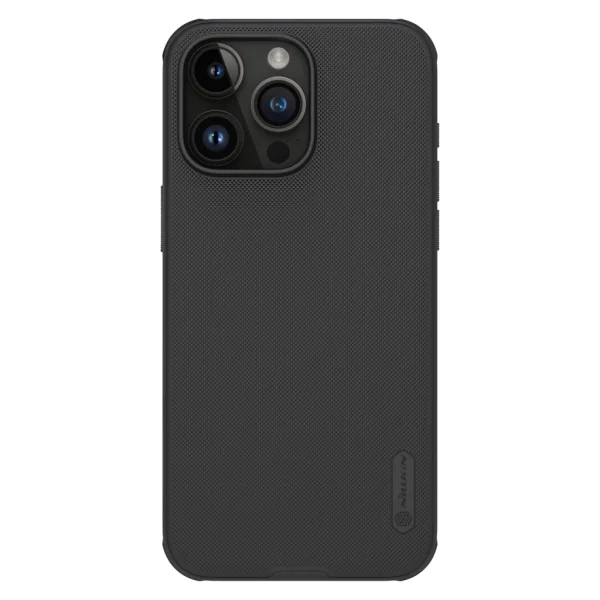 Nillkin Super Frosted PRO mágneses hátoldali tok Apple iPhone 15 Pro Max készülékhez fekete