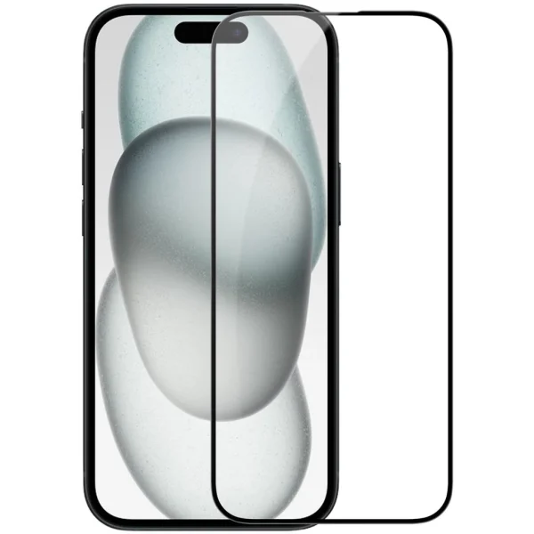 Nillkin edzett üveg kijelzővédő 2.5D CP+ PRO Apple iPhone 15 készülékhez fekete