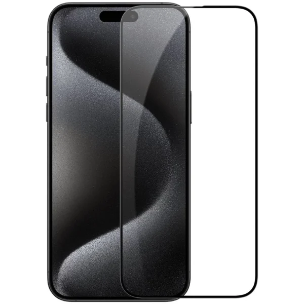 Nillkin edzett üveg kijelzővédő 2.5D CP+ PRO Apple iPhone 15 Pro Max készülékhez fekete