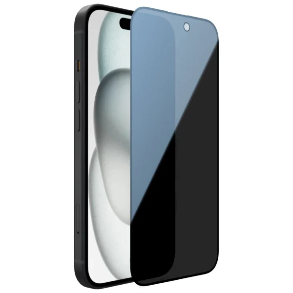 Nillkin edzett üveg kijelzővédő 0.33mm Guardian 2.5D for Apple iPhone 15 készülékhez fekete