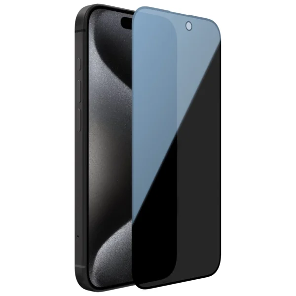 Nillkin edzett üveg kijelzővédő 0.33mm Guardian 2.5D Apple iPhone 15 Pro készülékhez fekete