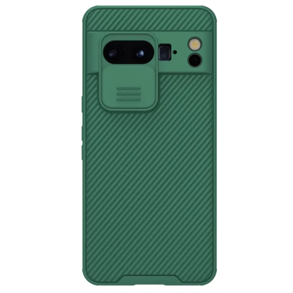 Nillkin CamShield PRO kemény tok Google Pixel 8 Pro készülékhez mély zöld