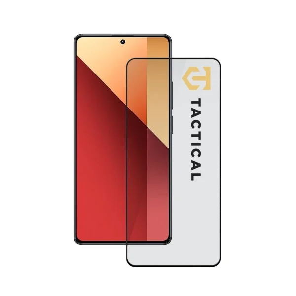 Tactical Glass Shield 5D, Xiaomi Redmi Note 13 Pro 4G/5G és Poco X6 5G készülékhez, fekete