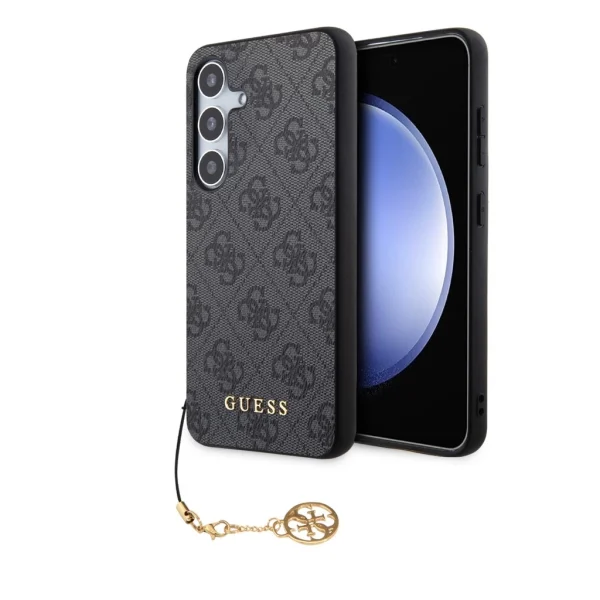 Guess 4G Charm tok Samsung Galaxy S24 készülékhez szürke