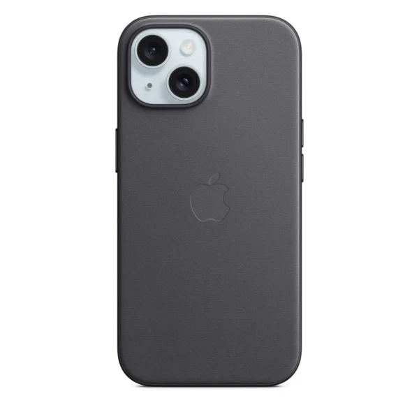 MT393ZM/A Apple FineWoven tok with MagSafe iPhone 15 készülékhez fekete