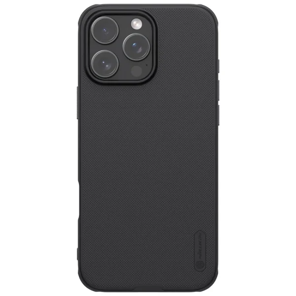 Nillkin Super Frosted PRO háttaltok Apple iPhone 16 Pro Max készülékhez fekete
