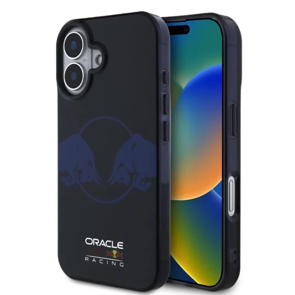 Red Bull PC/TPU Two Bulls Magsafe tok iPhone 16 készülékhez tengerészkék