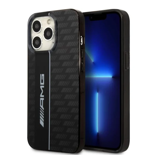 AMG Carbon Pattern tok iPhone 13 Pro készülékhez fekete
