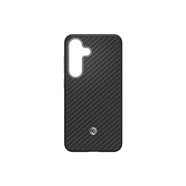 GP-FPS936PGA Samsung by Spigen Enzo Aramid Magnetic tok Galaxy S25+ készülékhez fekete ezüst