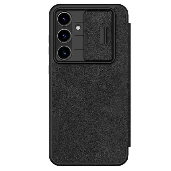 Nillkin Qin Book PRO tok Samsung Galaxy S24 FE készülékhez fekete