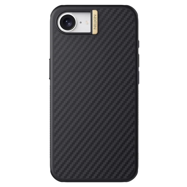 Nillkin Synthetic Fiber PRO Magnetic kemény tok Apple iPhone 16e készülékhez arany