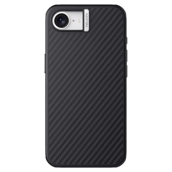 Nillkin Synthetic Fiber PRO mágneses kemény tok Apple iPhone 16e készülékhez ezüst
