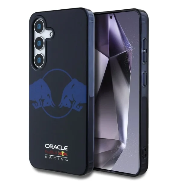 Red Bull PC/TPU Two Bulls Magsafe tok Samsung Galaxy S25 készülékhez tengerészkék