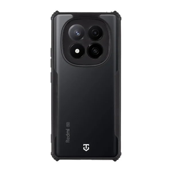 Tactical Quantum Stealth tok Xiaomi Redmi Note 14 Pro+ 5G készülékhez, átlátszó/fekete