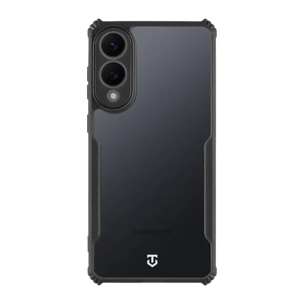 Tactical Quantum Stealth tok Samsung Galaxy S25 Edge készülékhez átlátszó/fekete