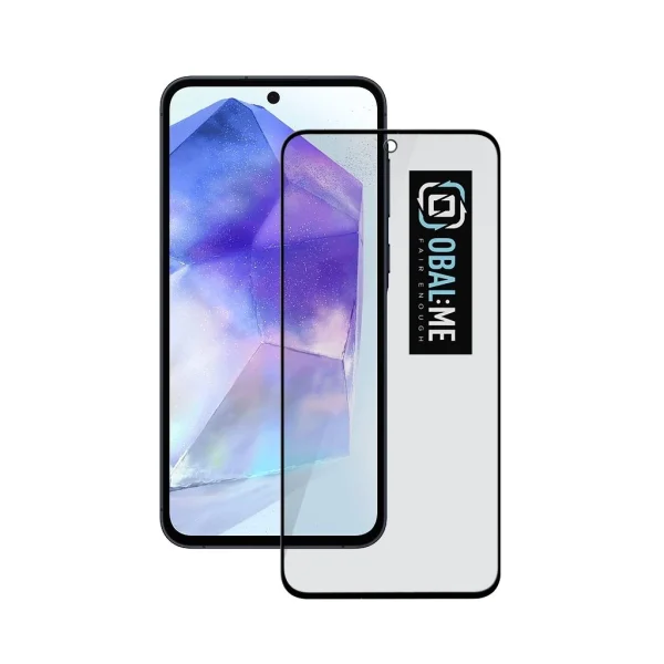 OBAL:ME Privacy 5D üveg kijelzővédő Samsung Galaxy A55 5G készülékhez fekete