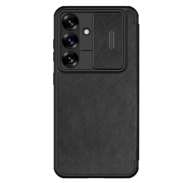 Nillkin Qin Book PRO tok Samsung Galaxy S25 készülékhez fekete