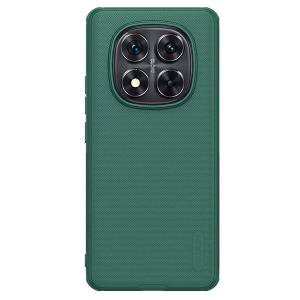 Nillkin Super Frosted PRO hátsó tok Xiaomi Redmi Note 14 Pro+ 5G készülékhez sötét zöld