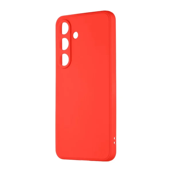 OBAL:ME Matte TPU tok a Samsung Galaxy S25 készülékhez piros