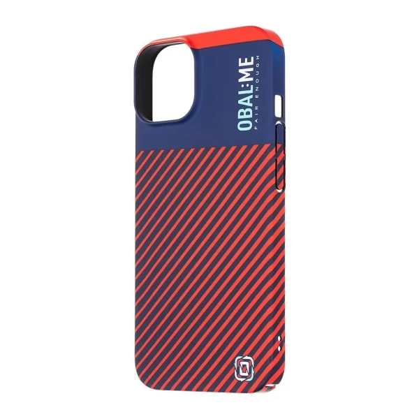 OBAL:ME Flossy Stripes tok Apple iPhone 14 készülékhez kék/piros