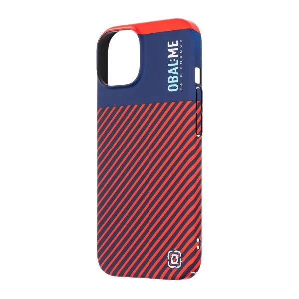 OBAL:ME Flossy Stripes Cover az Apple iPhone 15 készülékhez kék/piros
