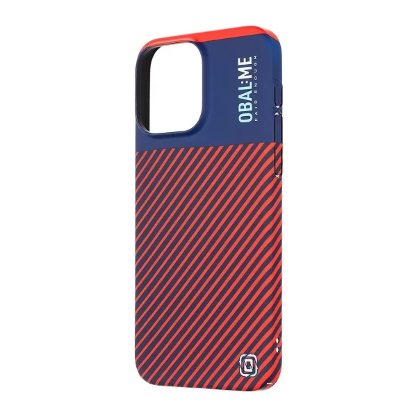 OBAL:ME Flossy Stripes tok Apple iPhone 15 Pro Max készülékhez kék/piros