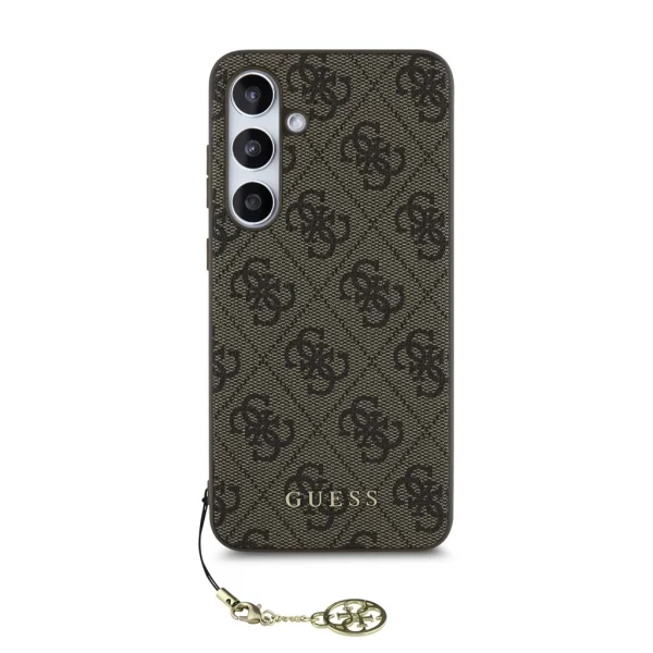 Guess 4G Charm tok Samsung Galaxy S24 FE készülékhez barna