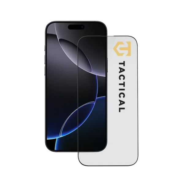 Tactical Glass Shield 5D Apple iPhone 16 Pro Max készülékhez fekete