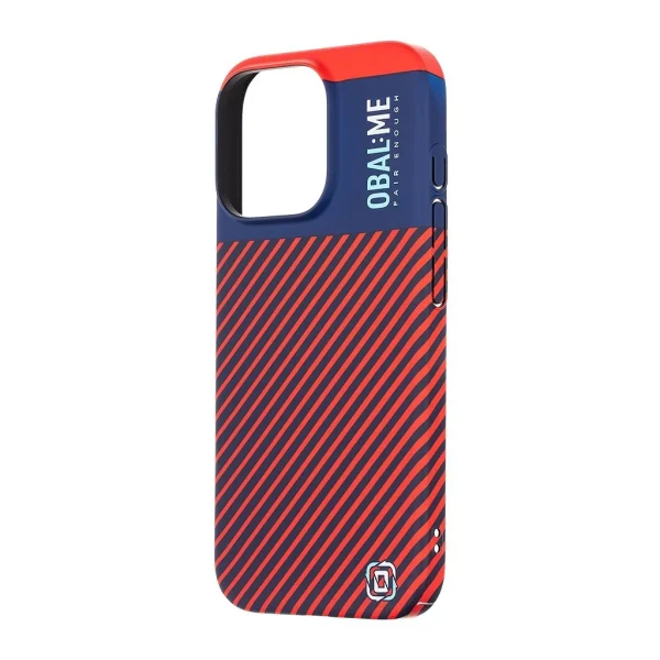 OBAL:ME Flossy Stripes tok Apple iPhone 16 Pro készülékhez kék/piros