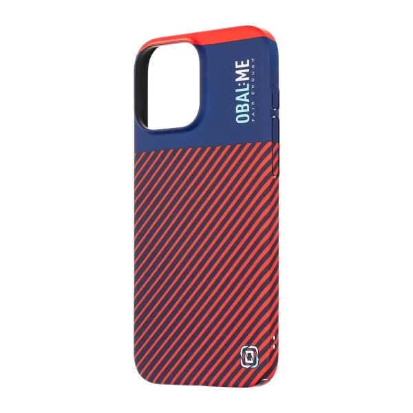 OBAL:ME Flossy Stripes tok Apple iPhone 16 Pro Max készülékhez kék/piros