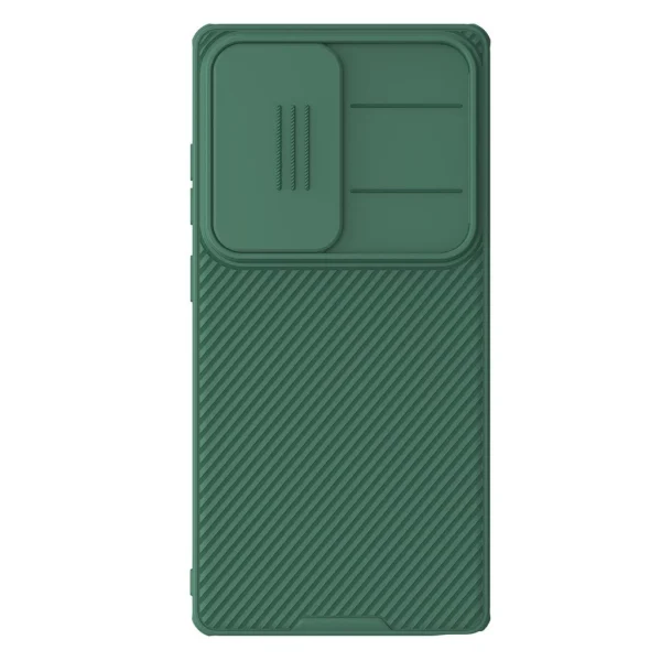 Nillkin CamShield PRO kemény tok Samsung Galaxy S25 Ultra készülékhez sötét zöld