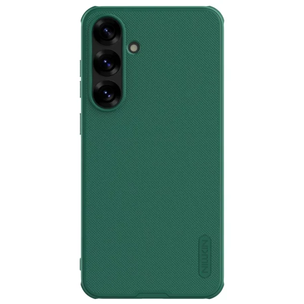 Nillkin Super Frosted PRO Háttéltok Samsung Galaxy S25+ készülékhez sötét zöld